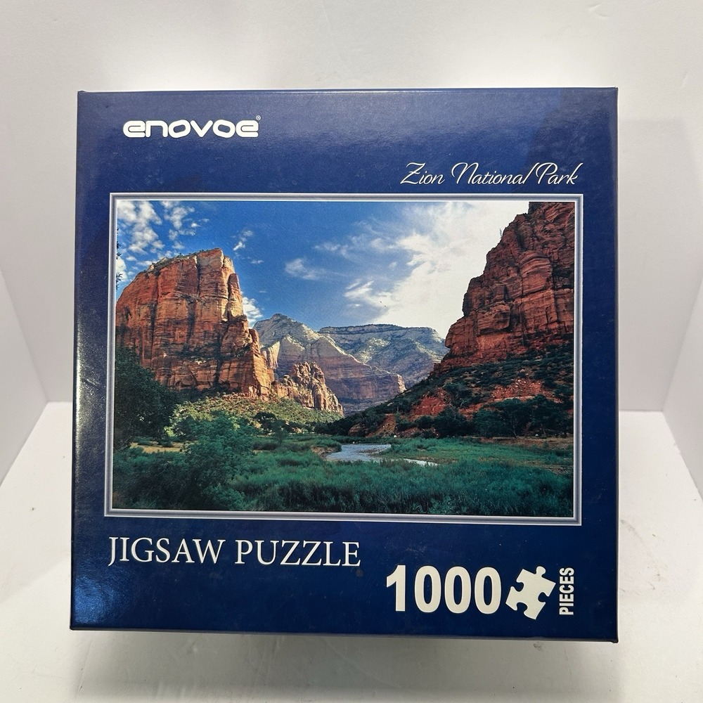 Enovoe Jigsaw Puzzle Zion National Park 1000 Pieces 27.5"x20" NEW SEALED